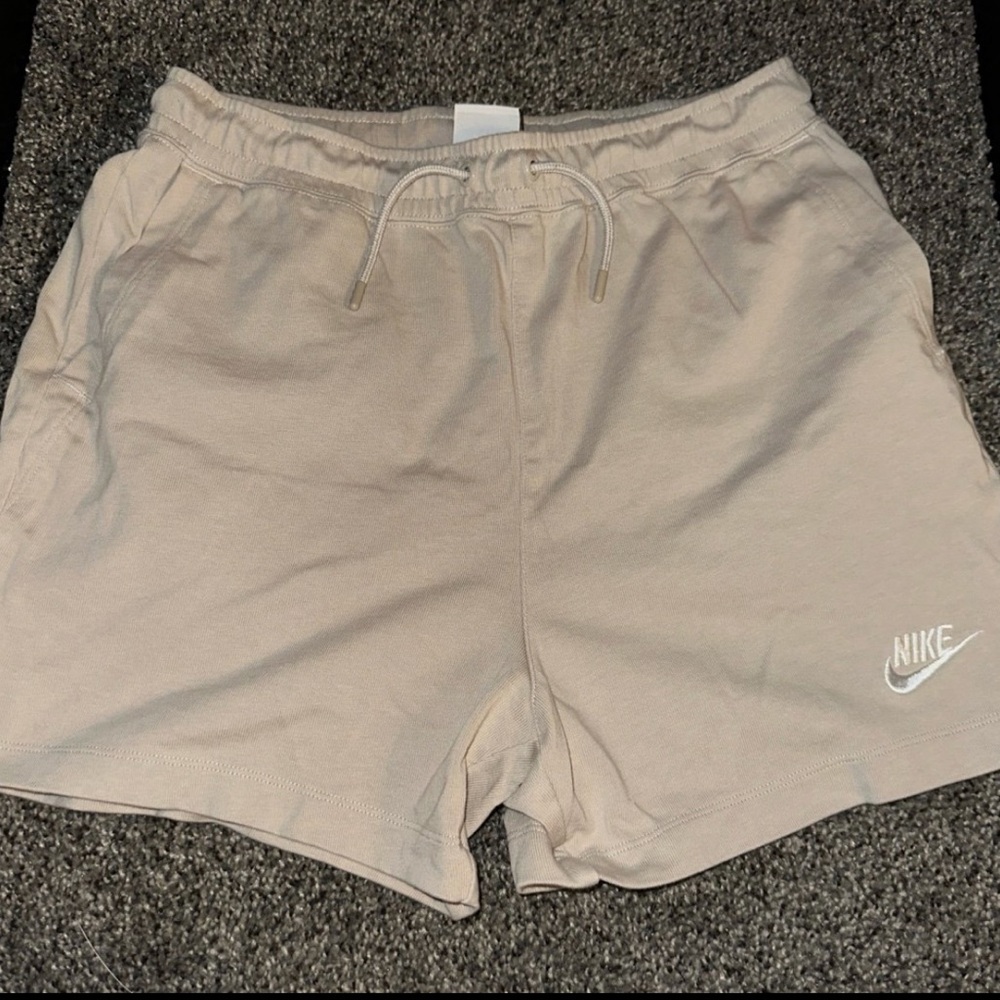 Nike Women's Cream Athletic Shorts
